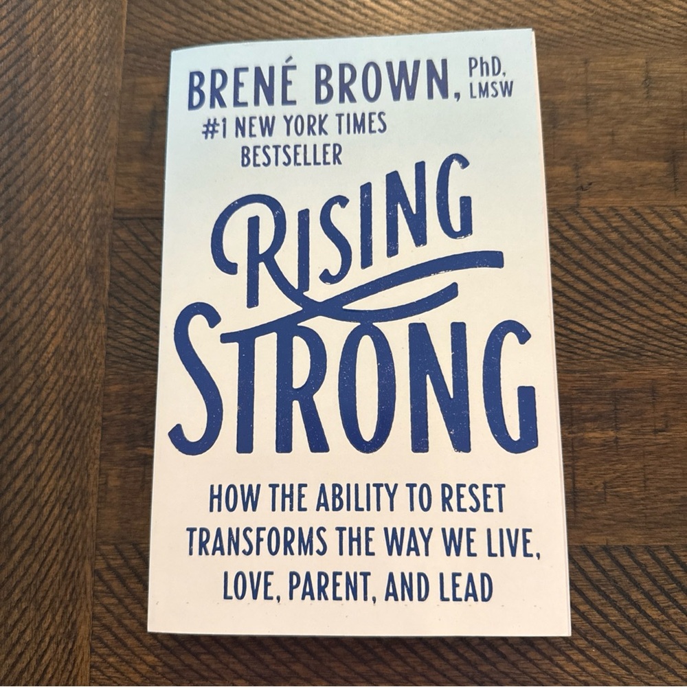 Rising Strong Book by Brené Brown